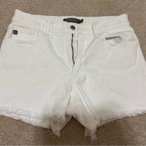 Just USA Women's Classic White Jean Shorts